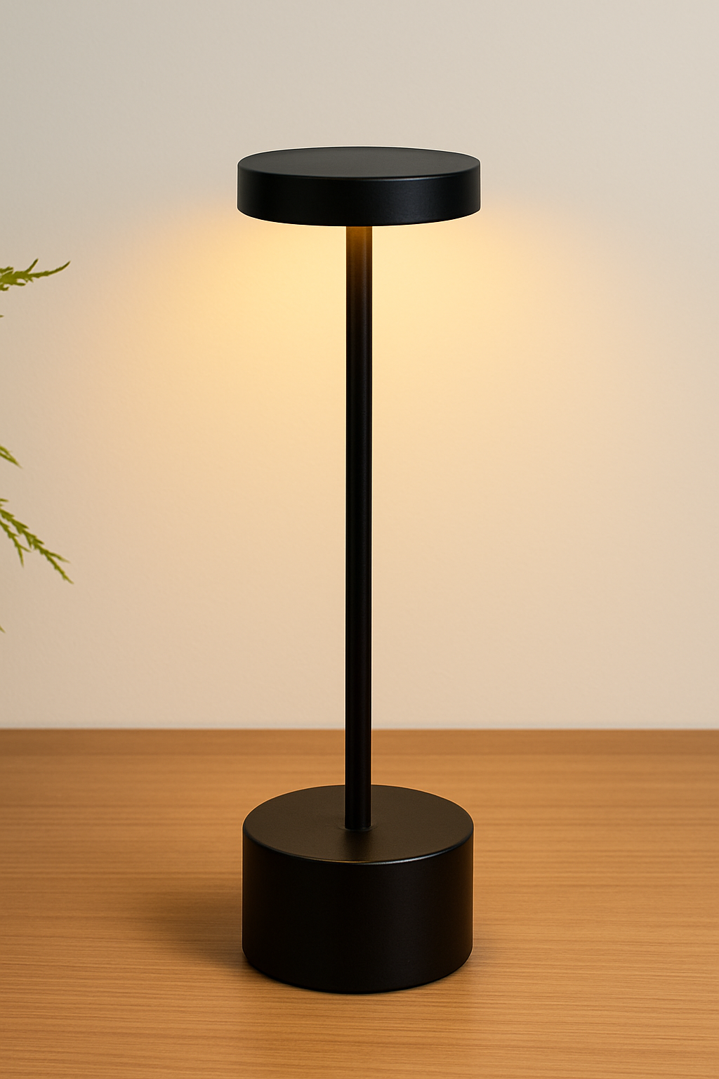 USB Metal Rechargeable Table Lamp Desk Light 3 Colors Adjustable Creative Ambient Desktop Mood Mini Lighting Bedside Decorative