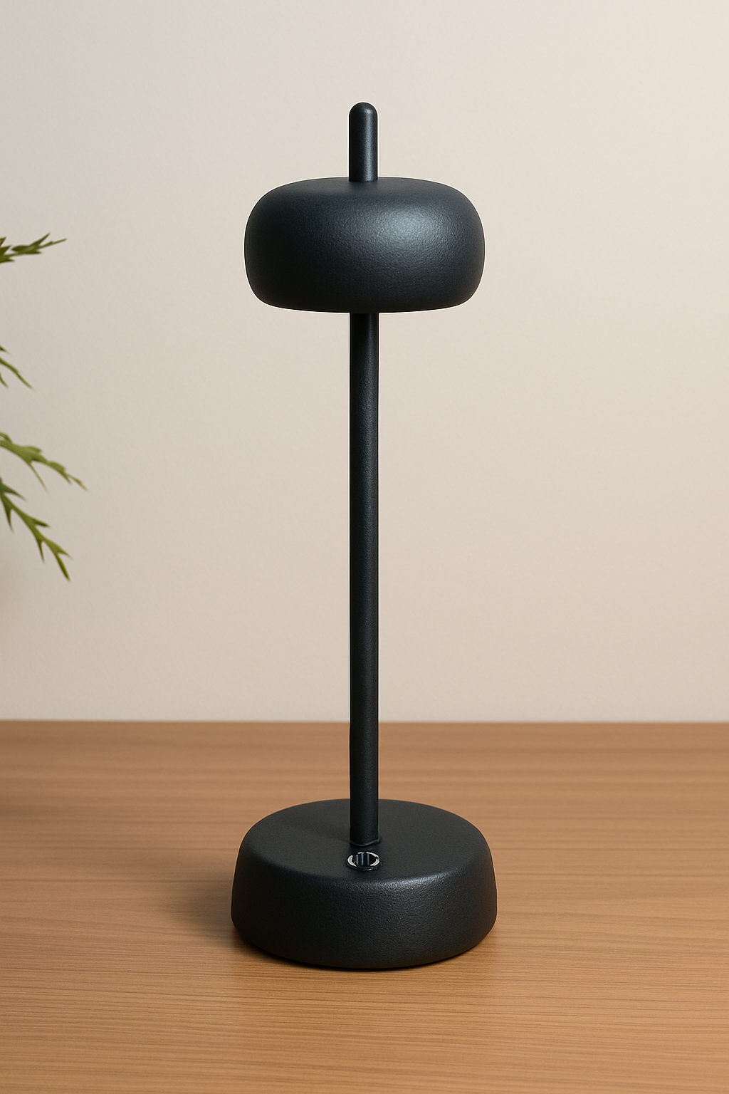 Circular Table Lamp LED Art Design Cordless Table Lamp Bedside Lamp Bedroom Lamp Portable Desk Lamp Home Decoration
